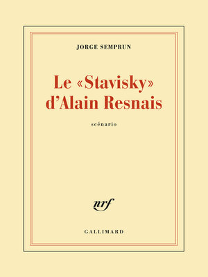 cover image of Le "Stavisky" d'Alain Resnais